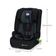 SCAUN AUTO I-SIZE, 76-150 CM, KINDERKRAFT SAFETY FIX 2, BLACK VIVKCSAFI02BLK0000