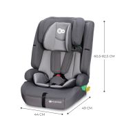 SCAUN AUTO I-SIZE, 76-150 CM, KINDERKRAFT SAFETY FIX 2, GREY VIVKCSAFI02GRY0000