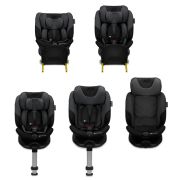 SCAUN AUTO KINDERKRAFT I-FIX, I-SIZE 40-150 CM, GRAPHITE BLACK VIVKCIFIX00BLK0000