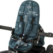 TRICICLETA KINDERKRAFT EASYTWIST, MIDNIGHT GREEN VIVKKRETWIGRE0000