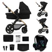 CARUCIOR 3 IN 1 KINDERKRAFT MOOV 2, NEGRU PUR VIVKSMOOV02BLKEV00