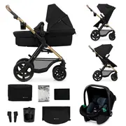 CARUCIOR 3 IN 1 KINDERKRAFT MOOV 2, NEGRU PUR VIVKSMOOV02BLKEV00