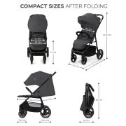 CARUCIOR SPORT KINDERKRAFT TRIG3 GRANITE GREY VIVKSTRIG03GRY0000