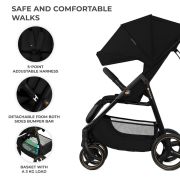 CARUCIOR SPORT KINDERKRAFT TRIG3 ONYX BLACK VIVKSTRIG03BLK0000
