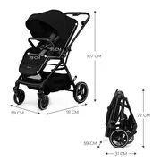 CARUCIOR SPORT KINDERKRAFT YOXI, BLACK VIVKSYOXI00BLK0000