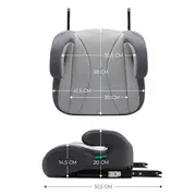 INALTATOR AUTO KINDERKRAFT BOOST, I-SIZE 135-150 CM, GREY VIVKCIBOO00GRY0000