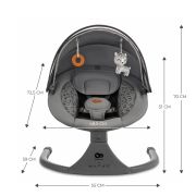 LEAGAN ELECTRIC KINDERKRAFT LUMI 2, DARK GREY VIVKBLUMI02DGR0000