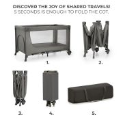 PATUT TRAVEL KINDERKRAFT JOY2, FARA ACCESORII, DARK GREY VIVKLJOY02DGR00000