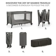 PATUT TRAVEL KINDERKRAFT JOY2, FARA ACCESORII, DARK GREY VIVKLJOY02DGR00000
