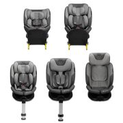 SCAUN AUTO KINDERKRAFT I-FIX, I-SIZE 40-150 CM, COOL GREY VIVKCIFIX00GRY0000