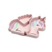 FARFURIE COMPARTIMENTATA DIN SILICON CU VENTUZA, MELII, UNICORN VIVML17300