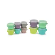 SET 10 RECIPIENTE SNAP&GO, MELII, 6*59 ML + 4*118 ML VIVML11090