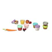 SET 12 RECIPIENT STICLA PENTRU HRANA BEBE, MELII, 6*59 ML + 6*118 ML VIVML16900
