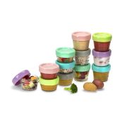 SET 12 RECIPIENT STICLA PENTRU HRANA BEBE, MELII, 6*59 ML + 6*118 ML VIVML16900