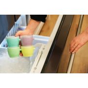 SET 4 RECIPIENTE SILICON SNAP&GO, MELII, 118 ML VIVML11050