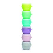 SET 6 RECIPIENTE SILICON SNAP&GO, MELII, 59 ML VIVML11000