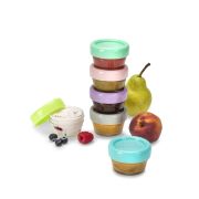 SET 6 RECIPIENTE STICLA PENTRU HRANA BEBE, MELII, 59 ML VIVML16500