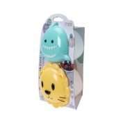 SET 2 RECIPIENTE HRANA BEBE, MELII, MODEL SHARK&LION VIVML14900