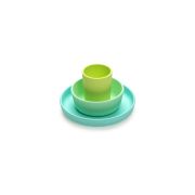 SET 3 RECIPIENTE SILICON HRANA BEBE, MELII, BLUE&LIME&MINT VIVML13600