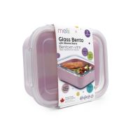 RECIPIENT STICLA 740ML CU HUSA ANTIDERAPANTA SILICON MELII ROZ VIVML16960