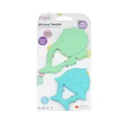 SET 2 JUCARII DENTITIE SILICON MELII MODEL DINO + RECHIN VIVML21710