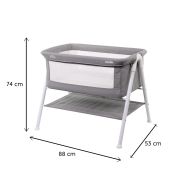 PATUT CO-SLEEPER, HILLARY, GREY VIVTT0033220820