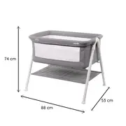 PATUT CO-SLEEPER, HILLARY, GREY VIVTT0033220820