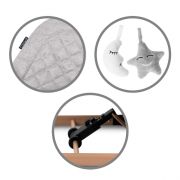Balansoar pentru copii kidwell laro full - wooden grey edeedilebular01a4