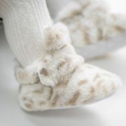 Botosei albi din blanita - animal print lizy1703-bo6