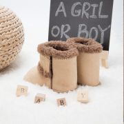 Cizmulite crem imblanite pentru bebelusi - bears chzy2069-2-ci5