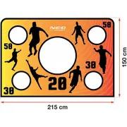 Covoras numerotat pentru poarta de fotbal 215 x 150 cm neo-sport 1467 edeedi1467