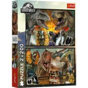 PUZZLE TREFL 2X200 JURRASIC WORLD LUME PREISTORICA VIV13316