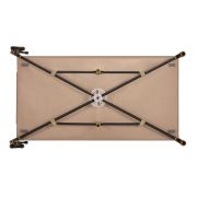 Patut pliant, Lionelo, Jasmin Easy Fold, Pana la 15 kg, Usor de pliat, Cu doua nivele, Cu saltea ergonomica T25, Cu intrare laterala cu fermoar, 2 roti cu frana, 120 x 60 cm, Conform cu EN 716, 0-36 luni, Bej BYNLO-JASMIN_EASY_FOLD_BEIGE_SAND