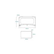 Patut pliant, Lionelo, Jasmin Easy Fold, Pana la 15 kg, Usor de pliat, Cu doua nivele, Cu saltea ergonomica T25, Cu intrare laterala cu fermoar, 2 roti cu frana, 120 x 60 cm, Conform cu EN 716, 0-36 luni, Bej BYNLO-JASMIN_EASY_FOLD_BEIGE_SAND