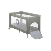 Patut pliant, Lionelo, Stefi, Cu un nivel, Cu intrare laterala cu fermoar, 2 roti, 120x60 cm, Conform cu standardul european de securitate EN 716, Bej BYNLO-STEFI_BEIGE_SAND