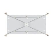 Patut pliant, Lionelo, Stefi, Cu un nivel, Cu intrare laterala cu fermoar, 2 roti, 120x60 cm, Conform cu standardul european de securitate EN 716, Bej BYNLO-STEFI_BEIGE_SAND