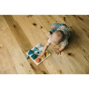 Puzzle copii, Free2Play, Din lemn, Cu sortare forme, Incurajeaza imaginatia, Dezvolta abilitatile motorii fine si coordonarea ochi-mana, 22,2x22,2x4,2 cm, 12 luni+, Multcolor BYN85109