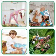 Salteluta de joaca 120 x 92 x 0.3 cm ricokids rk-343 - dino edeedi734402