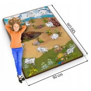 Salteluta de joaca 120 x 92 x 0.3 cm ricokids rk-343 - dino edeedi734402
