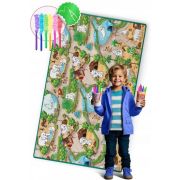 Salteluta de joaca xxl 200 x 120 x 0.3 cm ricokids rk-343 - zoo edeedi734300