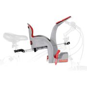 Scaun bicicleta copii SafeFront Clasic, Pozitie montare Centru, 15 Kg si si Casca Protectie XS 44-48 Police WeeRide WR09SKPL BBJWR09SKPL_Gri/Rosu