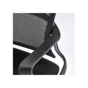 Scaun birou egonomic hm vesuvio, mesh, mecanism balans, baza polipropilena, suport lombar, tetiera ajustabila,120 kg, negru drm10386