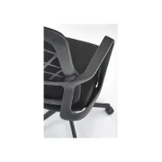 Scaun birou egonomic hm vesuvio, mesh, mecanism balans, baza polipropilena, suport lombar, tetiera ajustabila,120 kg, negru drm10386