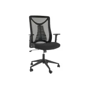 Scaun birou egonomic sl q330r, mesh, respirabil, cotiere reglabile, mecanism inclinare, 110 kg, negru drm10383