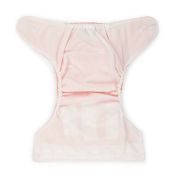 Scutec reutilizabil, Petite&Mars, Universabil, Cleme reglabile pentru a se potrivi cresterii copilului, Moale si delicat, Pentru greutate 3-15 kg, Reduce riscul de iritatie, 0 luni+, Pink BYN935909