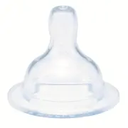 Set tetine de silicon cu flux variabil, 2 buc BebeduE 57034 BBJ57034_Transparent