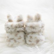 Botosei albi din blanita - animal print lizy1703-bo6