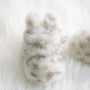 Botosei albi din blanita - animal print lizy1703-bo6