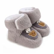 Cizmulite gri imblanite pentru bebelusi - ursulet chf27-1-ci5