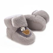 Cizmulite gri imblanite pentru bebelusi - ursulet chf27-1-ci5